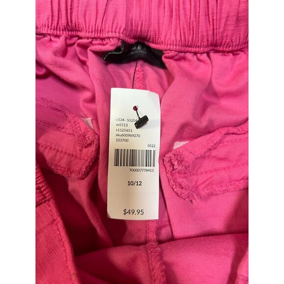 Lane Bryant NWT Women’s Shorts 10/12 Hot Pink Elastic Waist Drawstring Pockets - Picture 5 of 9